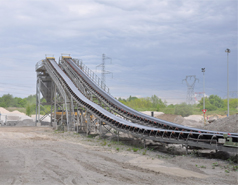 Pesage sur bande carriére pesage sur bande de convoyeur incliné
