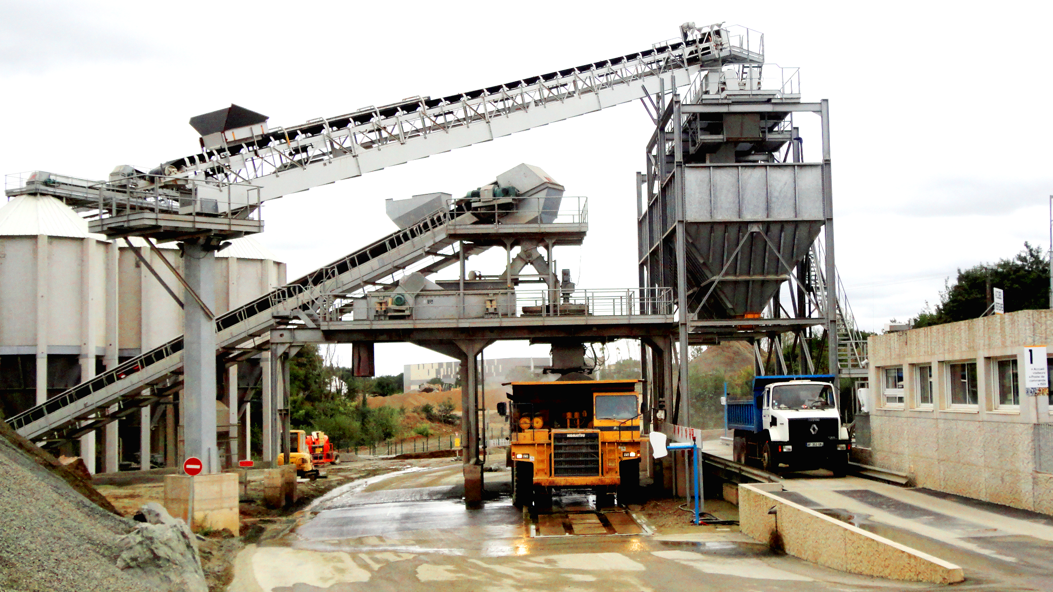 carrières pesage dumper sous soli